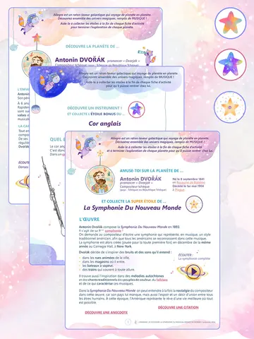 Vignette représentant les trois fiches