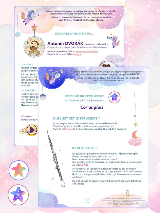 Vignette représentant les deux fiches